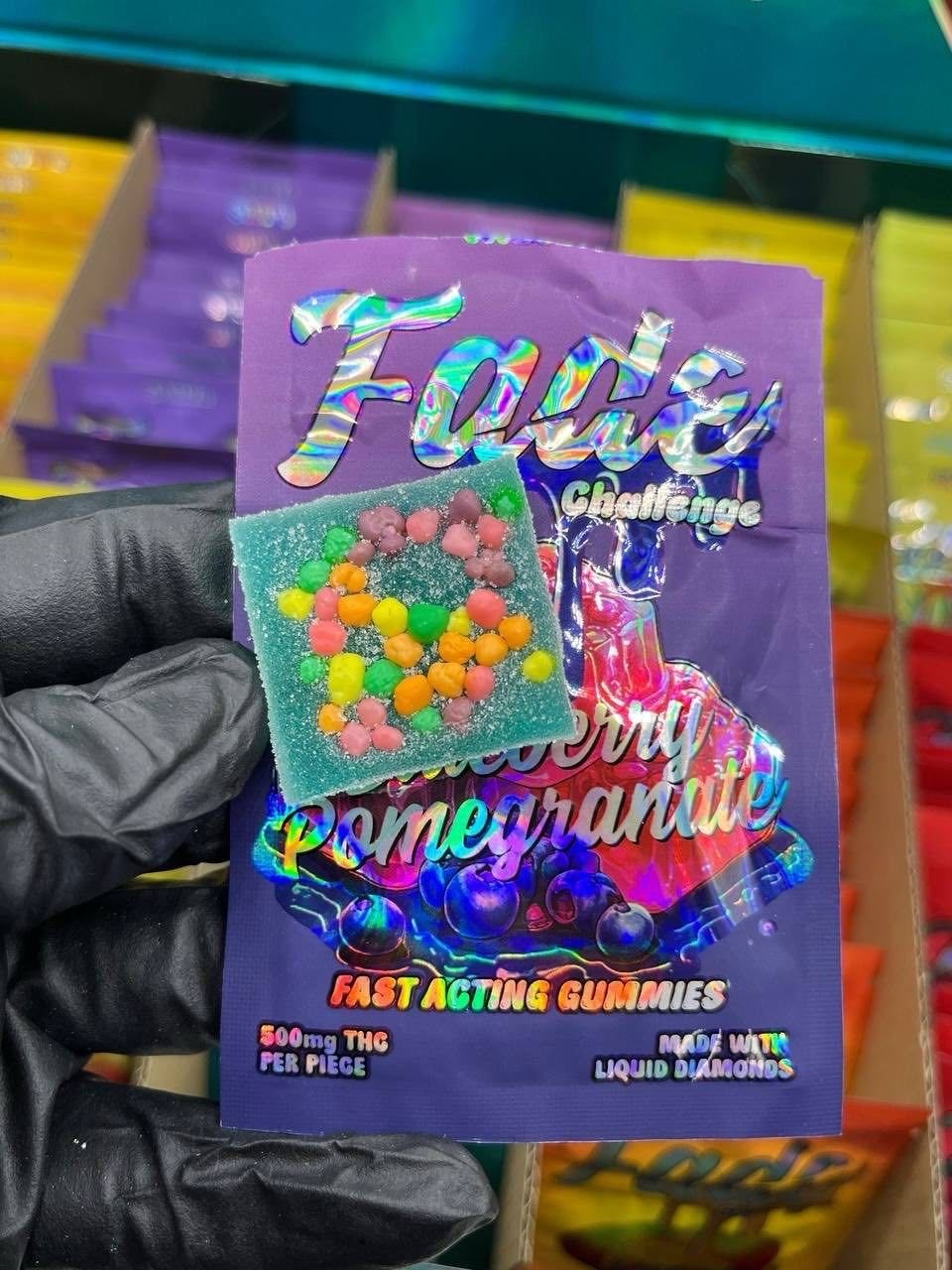 faded fruits gummies 500MG 4 faded fruits gummies 500mg