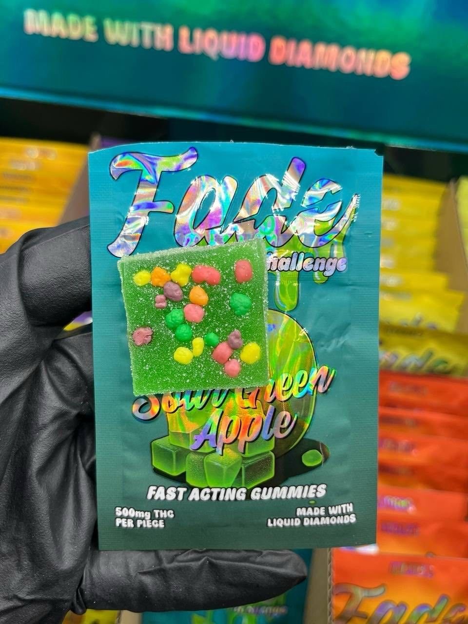 faded fruits gummies 500MG 6 faded fruits gummies 500mg