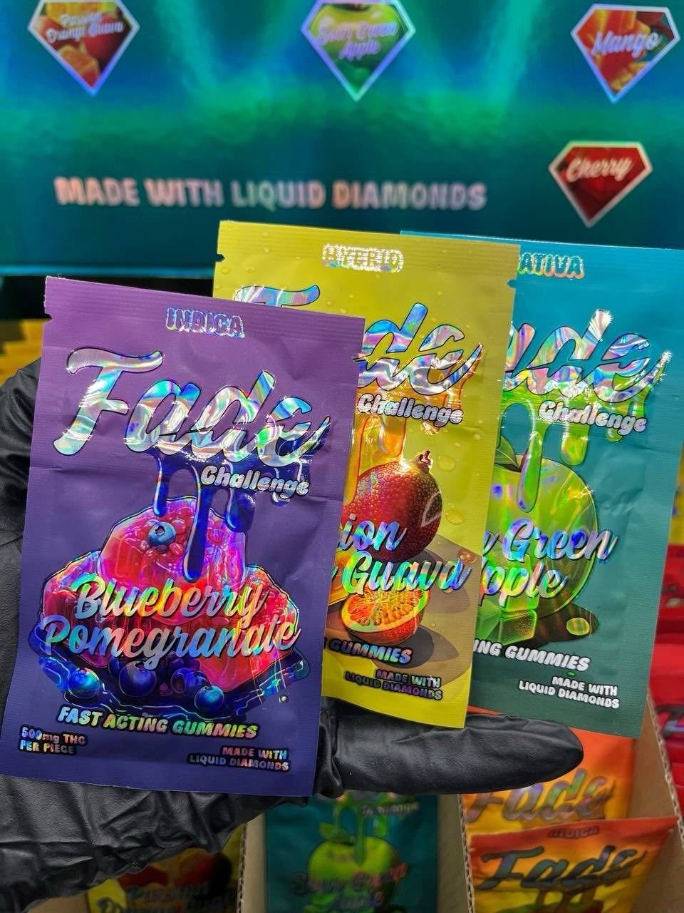 faded fruits gummies 500MG 2 faded fruits gummies 500mg