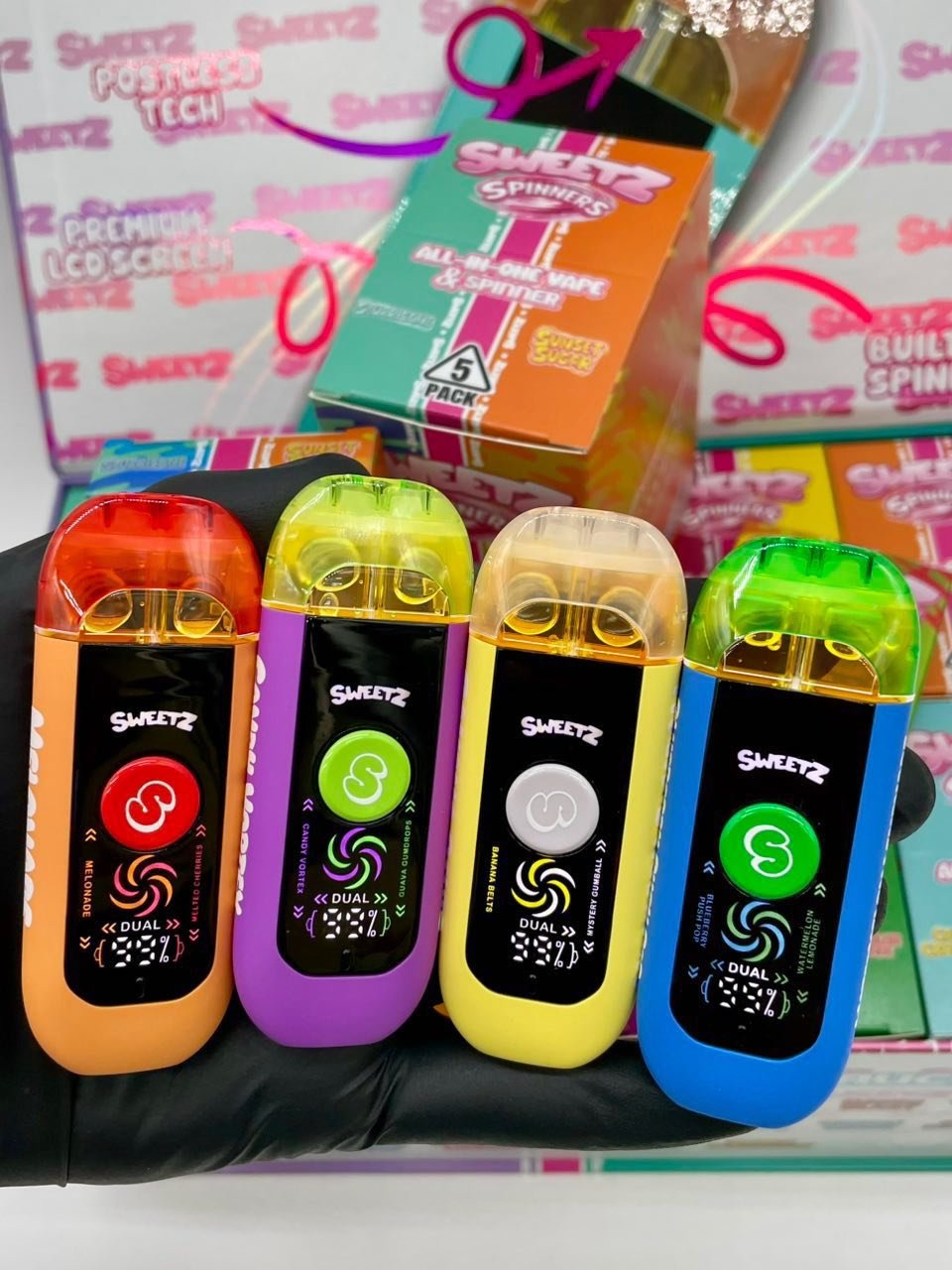SWEETZ SPINNERS 2G DISPOSABLE 1 SWEETZ SPINNERS 2G DISPOSABLE